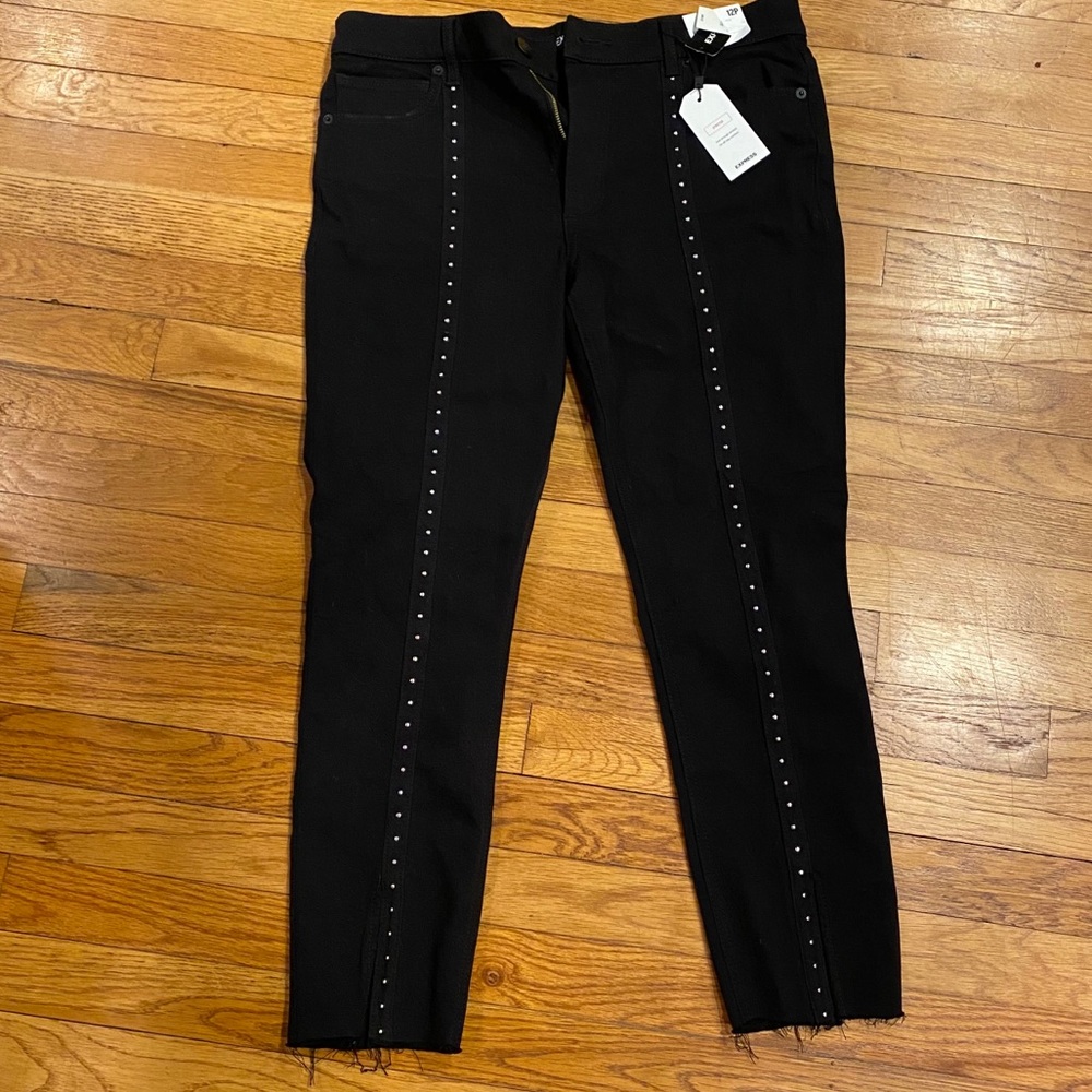 NWT! Express Studded Ankle Legging High Rise Jeans